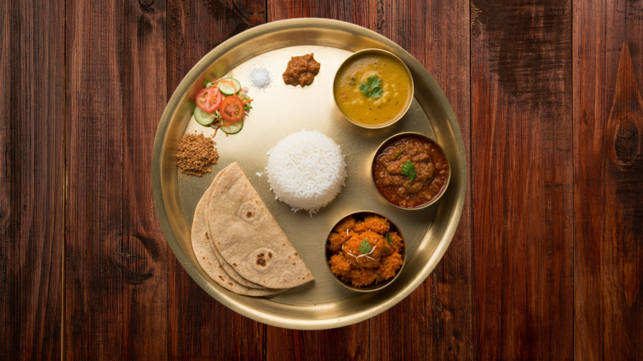 How To Serve An Authentic Maharashtrian Thali:  What Goes Where On The Plate