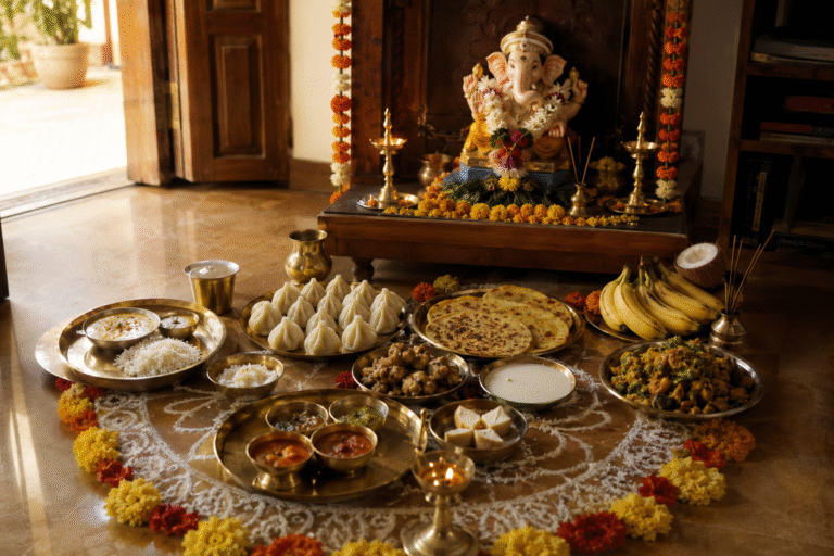 From Naivedya to Prasad: The Story Behind Maharashtrian Festival Food