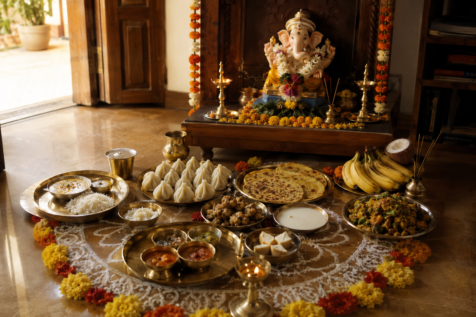 From Naivedya to Prasad: The Story Behind Maharashtrian Festival Food